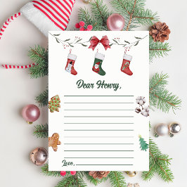 クリスマスソック誕生日カプセルノートメッセージカード サンキューカード