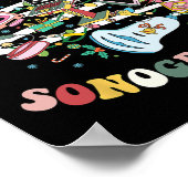 クリスマスソノグラフ超音波技術者のクリスマス ポスター (角)