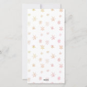 クリスマスソフトウォーター色のオーナメント挨拶 シーズンカード (裏面)