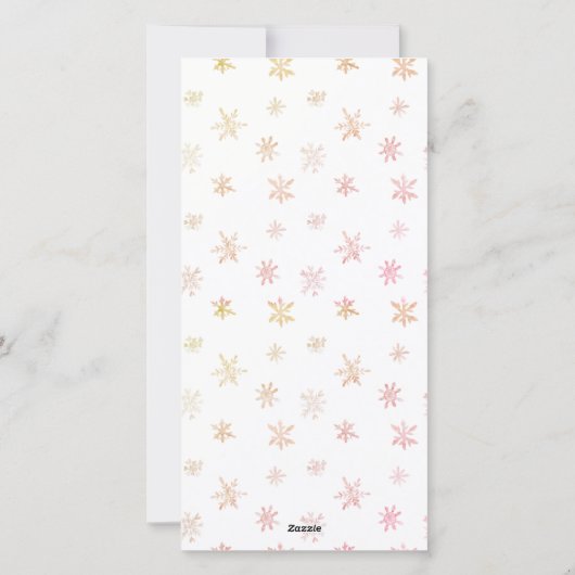 クリスマスソフトウォーター色のオーナメント挨拶 シーズンカード (裏面)