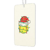 クリスマスソフトボール カーエアーフレッシュナー (左)