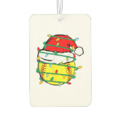 クリスマスソフトボール カーエアーフレッシュナー (裏面)