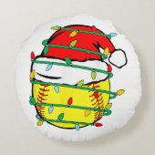クリスマスソフトボール ラウンドクッション (裏面)