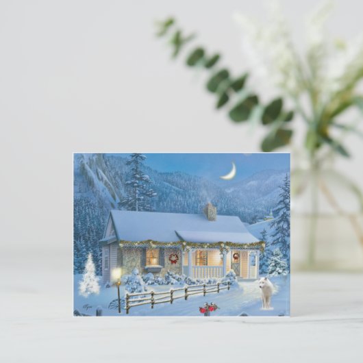 クリスマスソリチュアウィンターコテージ シーズンポストカード (スタンド正面)