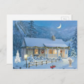 クリスマスソリチュアウィンターコテージ シーズンポストカード (正面/裏面)