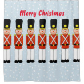 クリスマスソルジャーシャワーカーテン シャワーカーテン (正面)