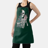 クリスマスソルタ怖いソルタメリースおもしろいスケルトン エプロン (インサイチュ)