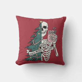 クリスマスソルタ怖いソルタメリースおもしろいスケルトン クッション