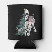 クリスマスソルタ怖いソルタメリースおもしろいスケルトン 缶クーラー (裏面)