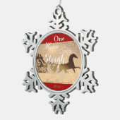 クリスマスソレイライドオーナメント スノーフレークピューターオーナメント (右)