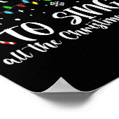 クリスマスソングを全部歌う可能性が最も高い ポスター (角)