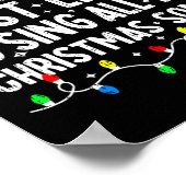 クリスマスソングを歌い尽くす可能性大なクリスト ポスター (角)