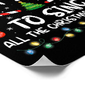 クリスマスソングを歌い続ける一家 ポスター (角)