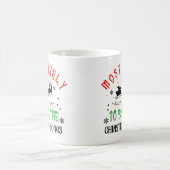 クリスマスソングを歌うのが一番好き コーヒーマグカップ (中央)