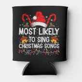 クリスマスソングを歌う可能性が最も高い 缶クーラー (正面)