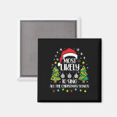 クリスマスソングを歌う可能性大 ファミリーマット マグネット (正面/裏面)