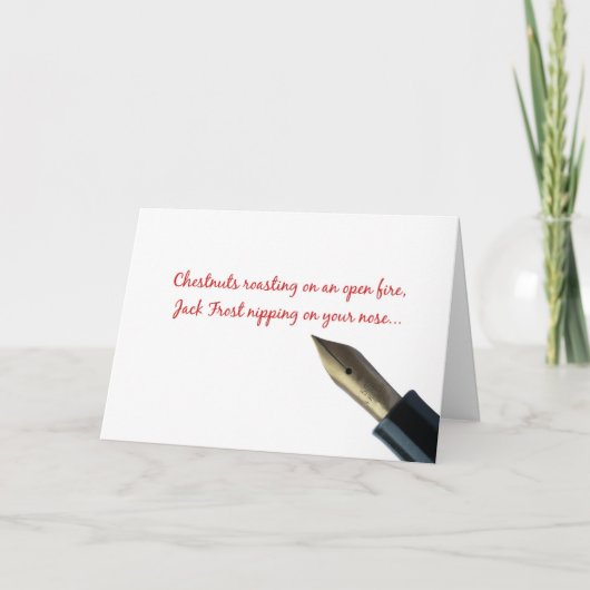 クリスマスソングカード シーズンカード (正面)