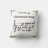 クリスマスソングサンタセラミックオーナメント クッション (正面)