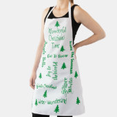 クリスマスソングズホリデーエプロン エプロン (インサイチュ)