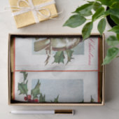 クリスマスソングバーズオンブランチオブホリー&ベリー 薄葉紙 (ギフト)