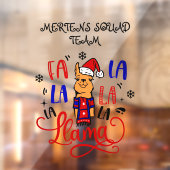 クリスマスソングラマホームストアフロントネームビニールLG ウィンドウサイン (シート2)