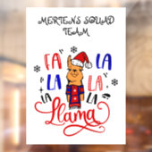 クリスマスソングラマホームストアフロント名ビニールSM ウィンドウサイン (シート2)