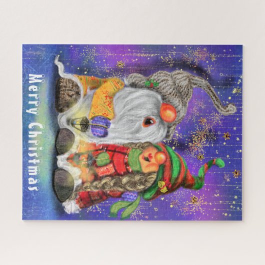 クリスマスソング格言ファミリーパズルギフト ジグソーパズル (横)