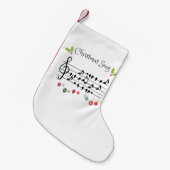 クリスマスソング スモールクリスマスストッキング (正面 (吊り時))