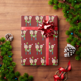 クリスマスソング ラッピングペーパー