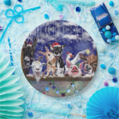 クリスマスソング – 動物のパーティー ペーパープレート (パーティー)