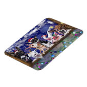 クリスマスソング – 動物のパーティー マグネット (左側)