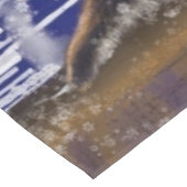 クリスマスソング – 動物パーティー テーブルクロス (アングル)