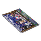 クリスマスソング – 動物パーティー ノートブック (右側)