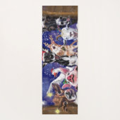 クリスマスソング – 動物パーティー ヨガマット (裏面)