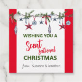 クリスマスソープキャンドル フェイバータグ (正面)