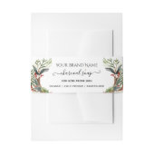 クリスマスソープベリーバンド石鹸の包装 招待状ベリーバンド (正面例)