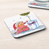 クリスマスゾウ コースター (左側)