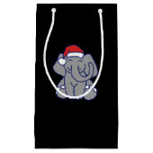 クリスマスゾウ スモールペーパーバッグ (正面)