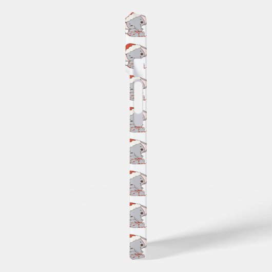 クリスマスゾウiPhoneケース Case-Mate iPhoneケース (裏面 / 左)