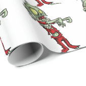 クリスマスゾンビサンタクロース ラッピングペーパー (ロールコーナー)