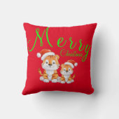 クリスマスタイガー クッション (裏面)