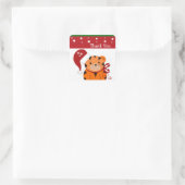 クリスマスタイガー スクエアシール (バッグ)