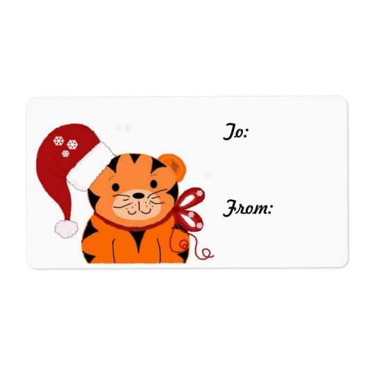 クリスマスタイガー ラベル (正面)