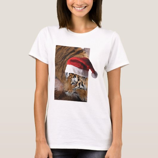 クリスマスタイガー Tシャツ (正面)