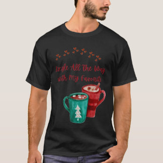 クリスマスタイポグラフィTシャツ Tシャツ