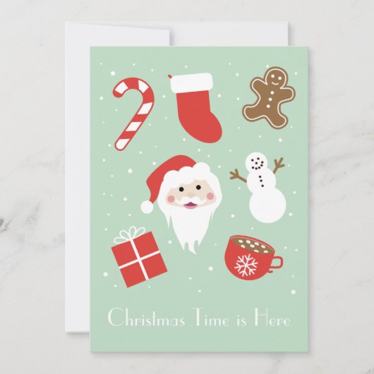 クリスマスタイムはこちら シーズンカード (正面)