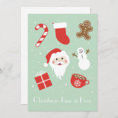 クリスマスタイムはこちら シーズンカード (正面/裏面)