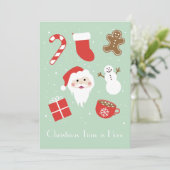 クリスマスタイムはこちら シーズンカード (スタンド正面)