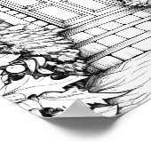 クリスマスタイムカラーリングポスター ポスター (角)