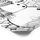 クリスマスタイムカラーリングポスター ポスター (角)